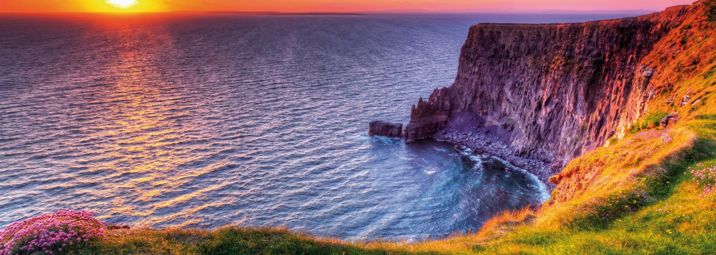 Cliffs of Moher im Sonnenuntergang