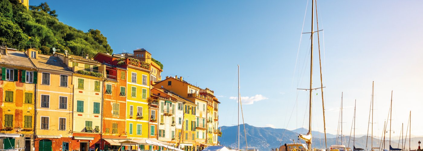 Blick auf Portofino