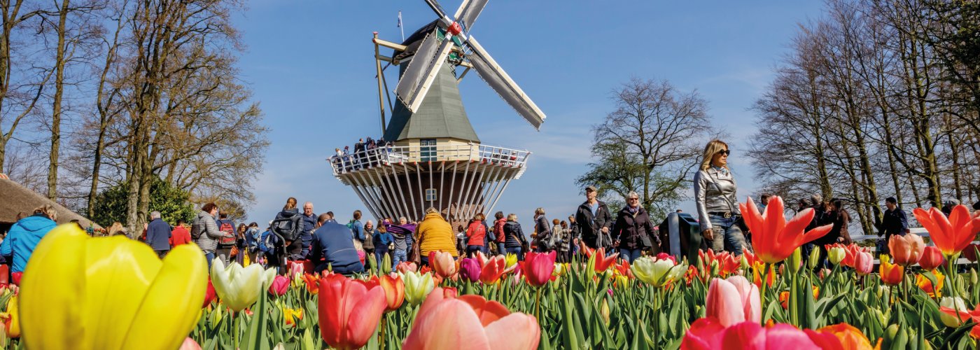 Windmühle auf dem Keukenhof