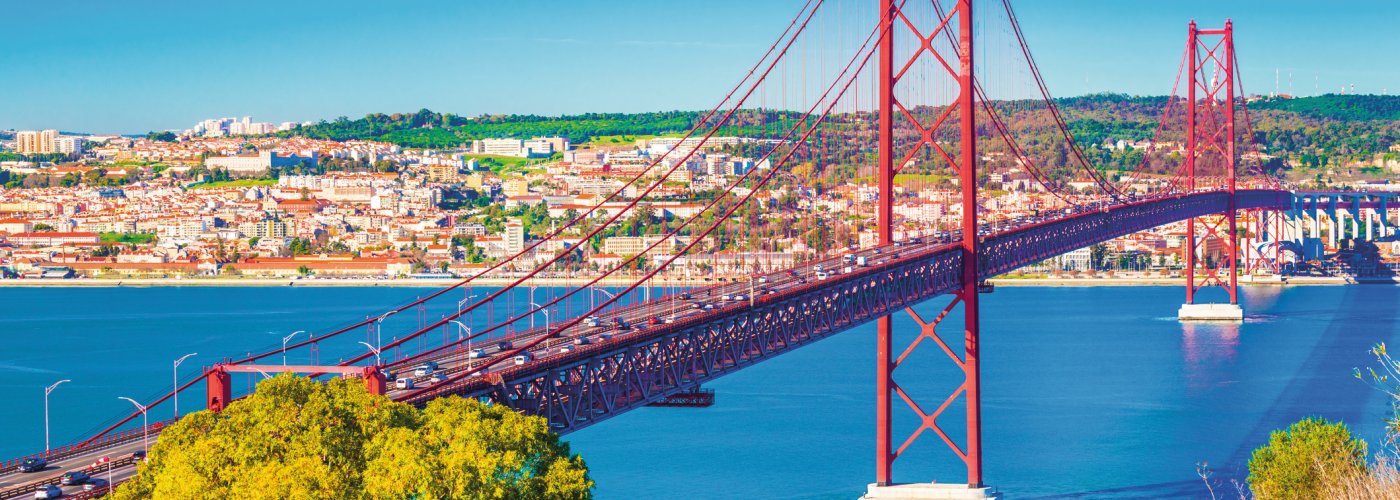 Ponte 25 de Abril in Lissabon