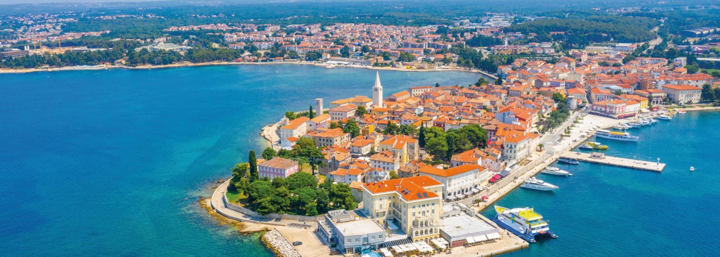 Blick auf Porec