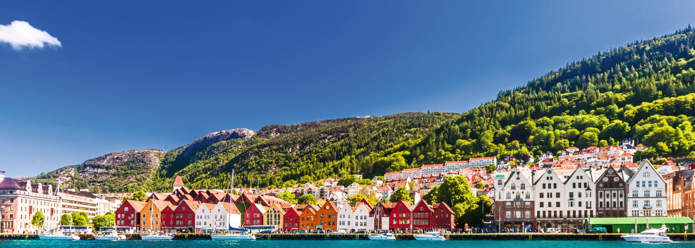 Hafenviertel Bryggen in Bergen