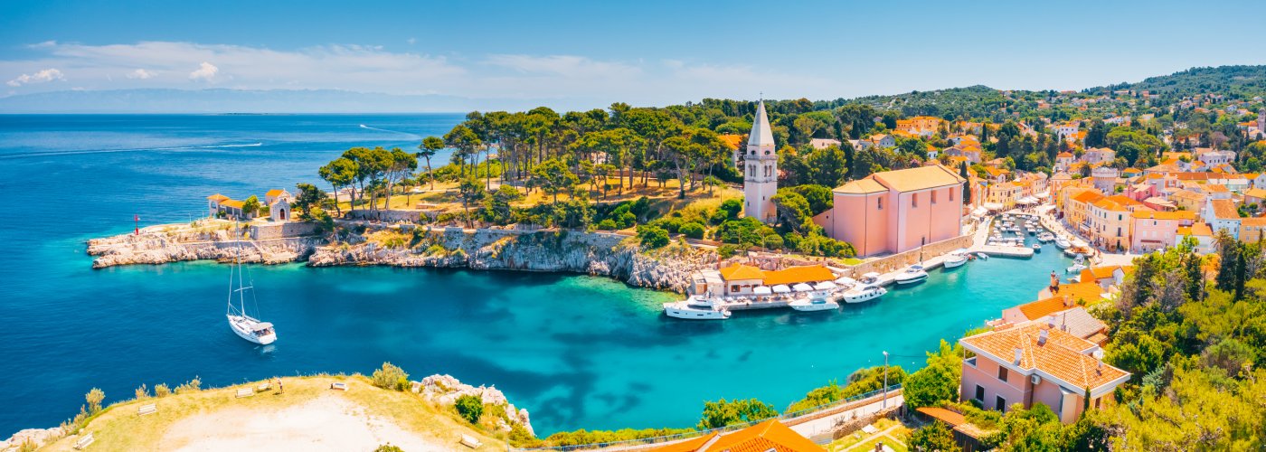 Blick auf Veli Losinj 
