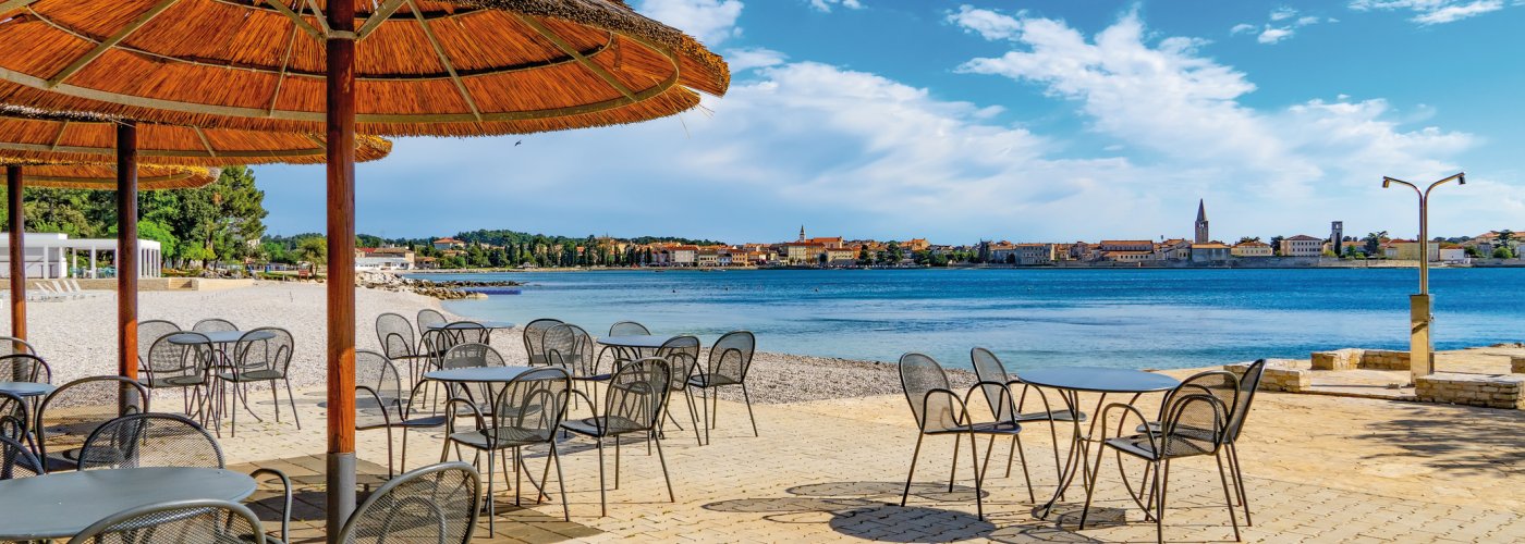 Strandpromenade von Porec