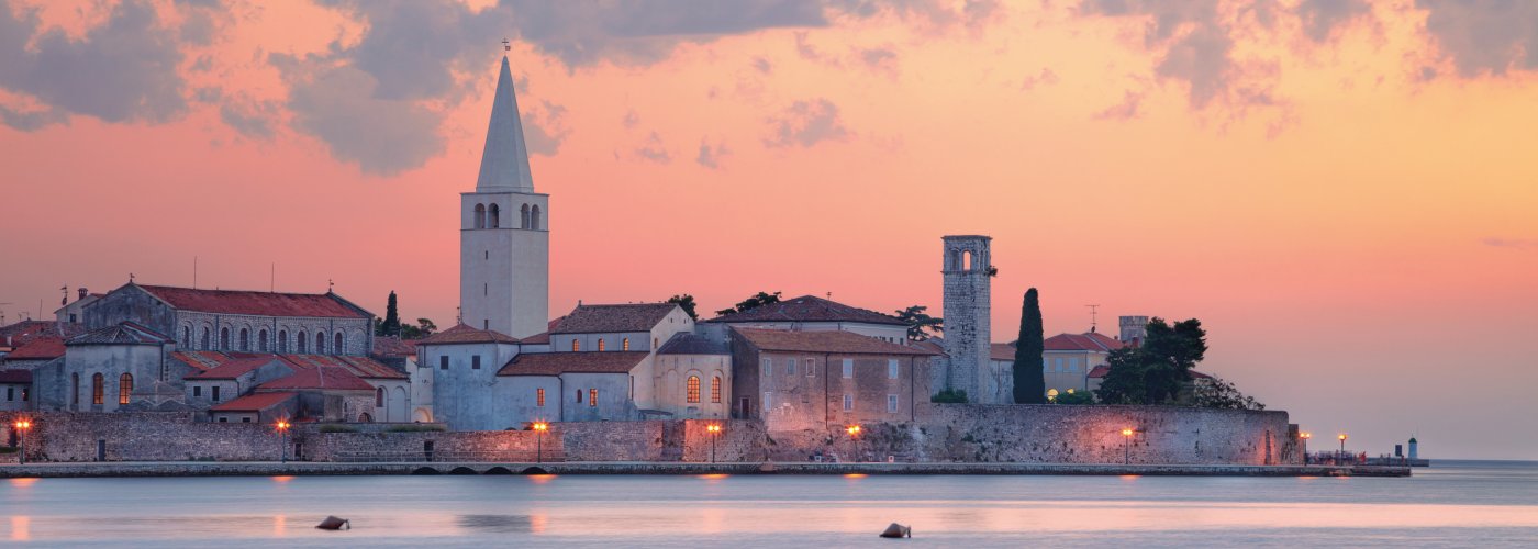 Blick auf Porec